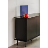 noo.ma Črna komoda z luknjo za kable 120x88x50 cm Suumo – | Shoptok.si