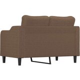 vidaXL Kavč dvosed rjav 120 cm blago, (20929294) | Shoptok.si