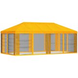  Pokrov za gazebo s bočnim zidovima 6 x 3 m Žuta Poliester 190 | shoptok.hr