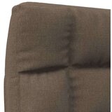 vidaXL Zložljiv talni stol taupe blago | Shoptok.si