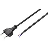 sygonix Napajalni kabel Euro vtič (ravni)/odprt konec\, 1\,5 m\, črn SY-5044226 tok priključni kabel črna 1.50 m, (20414691) | Shoptok.si