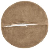  Jastuk s jastukom HEERLEN 2 kom. Sivosmeđa Mikrofibra Flis - Sivosmeđa Ø 60 cm 2 | shoptok.hr