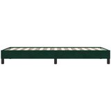 Box Spring krevet bez madraca tamnozeleni 100x210 cm samt | Eponuda.ba