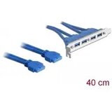 Delock 2 x USB 3.0 19-pin - 4 x USB 3.0-A | shoptok.hr