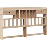 vidaXL Krevet s regalom za knjige bez madraca 180x200 cm od borovine | shoptok.hr