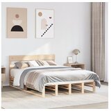 vidaXL Okvir kreveta bez madraca 135 x 190 cm od masivne borovine Cijene
