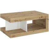 Modern Living Klubska Miza Luci, Bela, Barva Hrasta Cene