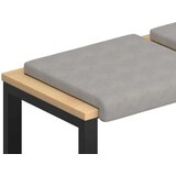  Jastučić za klupu 2 kom. Mikrovlakna Svjetlosiva Dubina 35 cm | shoptok.hr