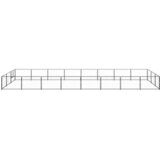  Kavez za pse crni 24 m² čelični | shoptok.hr