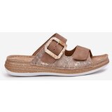 Inblu Womens Sandals With Buckle And Velcro Brown | shoptok.hr