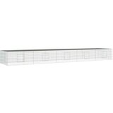 vidaXL Kavez za zečeve s 5 panela 541x109x54 cm od pocinčanog željeza | shoptok.hr