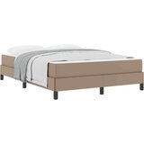  Konstrukcija postelje z vzmetnico Kapučino 140 x 190 cm blago, (5000123537) | Shoptok.si