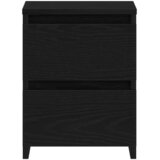  Noćni ormar Crni hrast 30 x 30 x 40 cm Konstruirano drvo | shoptok.hr