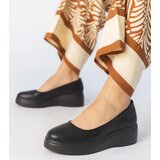 Gemre Black platform derby shoes made of eco-leather Huron | Shoptok.si