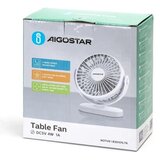 Aigostar Punjivi stoni ventilator 4W/5V 1500mAh beo | Eponuda.com