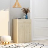 vidaXL Omara za čevlje sonoma hrast 60x35x84 cm iverna plošča Cene