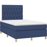  box spring s madracem LED plavi 120 x 200 cm od tkanine | shoptok.hr