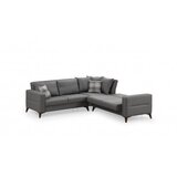 Atelier Del Sofa ugaona garnitura kristal rest 2+Corner+2 dark grey Slike