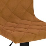  Barske stolice 2 kom. Smeđi baršun | shoptok.hr