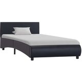  Okvir za krevet od umjetne kože s LED svjetlom crni 90 x 200 cm | shoptok.hr