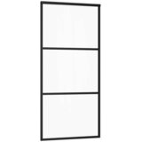  Klizna vrata s priborom 90 x 205 cm od ESG stakla i aluminija | shoptok.hr