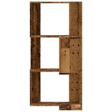 Kutni regal za knjige s 3 razine staro drvo 50x50x102cm drveni | Eponuda.com