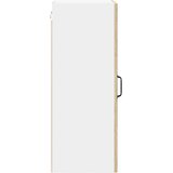  Zidni stakleni ormarić 2 pcs Sonoma hrast 40 x 31 x 80 cm | shoptok.hr