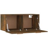  Stenska omarica dimljeni hrast 80x35x36,5 cm konstruiran les, (20740585) | Shoptok.si