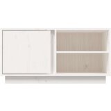 TV ormarić bijeli 80 x 35 x 40 5 cm od masivne borovine | shoptok.hr
