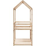 Krevet na kat s krovom 90 x 190 cm od masivne borovine | shoptok.hr