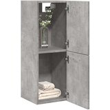 vidaXL Kupaonski viseći ormarić beton sivi 30x30x80 cm | shoptok.hr