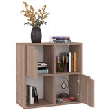 vidaXL police za knjige boja sivog hrasta 60 x 27,5 x 59,5 cm iverica | shoptok.hr