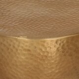  Stolić za kavu od čekićanog aluminija Ø 50 x 30 cm mjedeni | shoptok.hr
