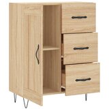  Komoda boja hrasta sonome 69,5x34x90 cm od konstruiranog drva Smeđa | shoptok.hr