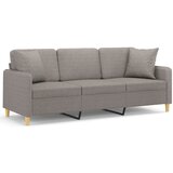 Maison Chic kavč - Sofa - Kanape dvosed z okrasnimi blazinami taupe 180 cm blago, (21727732) | Shoptok.si