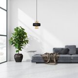  Luster na sajli VOLTA 1xE27/15W/230V crna/ružičasto zlato | Eponuda.com