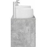  Set namještaja za kupaonicu 3 kom. Betonska siva 49,5 x 44,5 x 66 cm | Shoptok.si