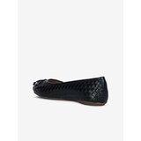 Geox Black leather ballet flats Palmaria - Women's | ePonuda.com