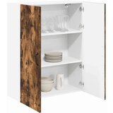 vidaXL Stenska kuhinjska omarica Dimljeni oreh 80 x 31 x 100 cm | Shoptok.si