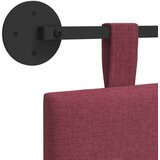  Držeće uzglavlje Zidne Vinova crvena 100 x 55 x 5 cm tkanina - boja crnog vina 90 cm bez LED | shoptok.hr