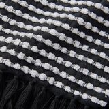 Catherine Lansfield Črna odeja 125x150 cm Stab Stitch – | Shoptok.si
