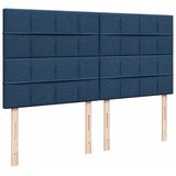  Krevet s oprugama i madracem plavi 200 x 200 cm od tkanine | shoptok.hr