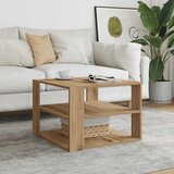  Stol za kavu Artisan hrast 58x58x40 cm izrađeno drvo | shoptok.hr
