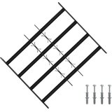  Sigurnosna rešetka za prozore s 4 poprečne šipke 3 pcs 43-74 cm Cijene