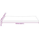  Ploča za radni stol 110 x 60 x 2,5 m od masivne borovine | shoptok.hr