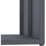  Stalak za drva antracit 40x40x40 cm hladno valjani čelik | shoptok.hr