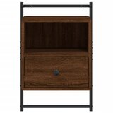  Noćni ormarići zidni 2 kom boja hrasta 40 x 30 x 61 cm drveni Smeđa | Shoptok.si