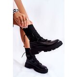 Boto Women's Boots Workers With A Sock Black Fallor | shoptok.hr
