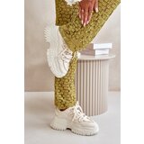 Boto Women's sneakers on a chunky sole in light beige Nevela | Shoptok.si