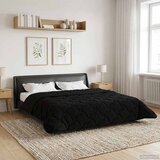  Ljetni pokrivač Crna 200 x 240 cm Mikrofibra i teddy flis | shoptok.hr